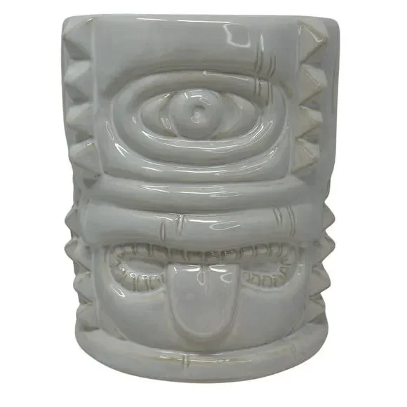 Pottery Barn Enchanted Stacked Skull Totem Utensil Holder - RARE - Picture 2 of 6